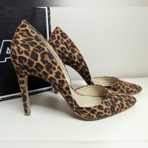 SALE! 🦋MIA Leopard Print D'Orsay Heels - 7.5